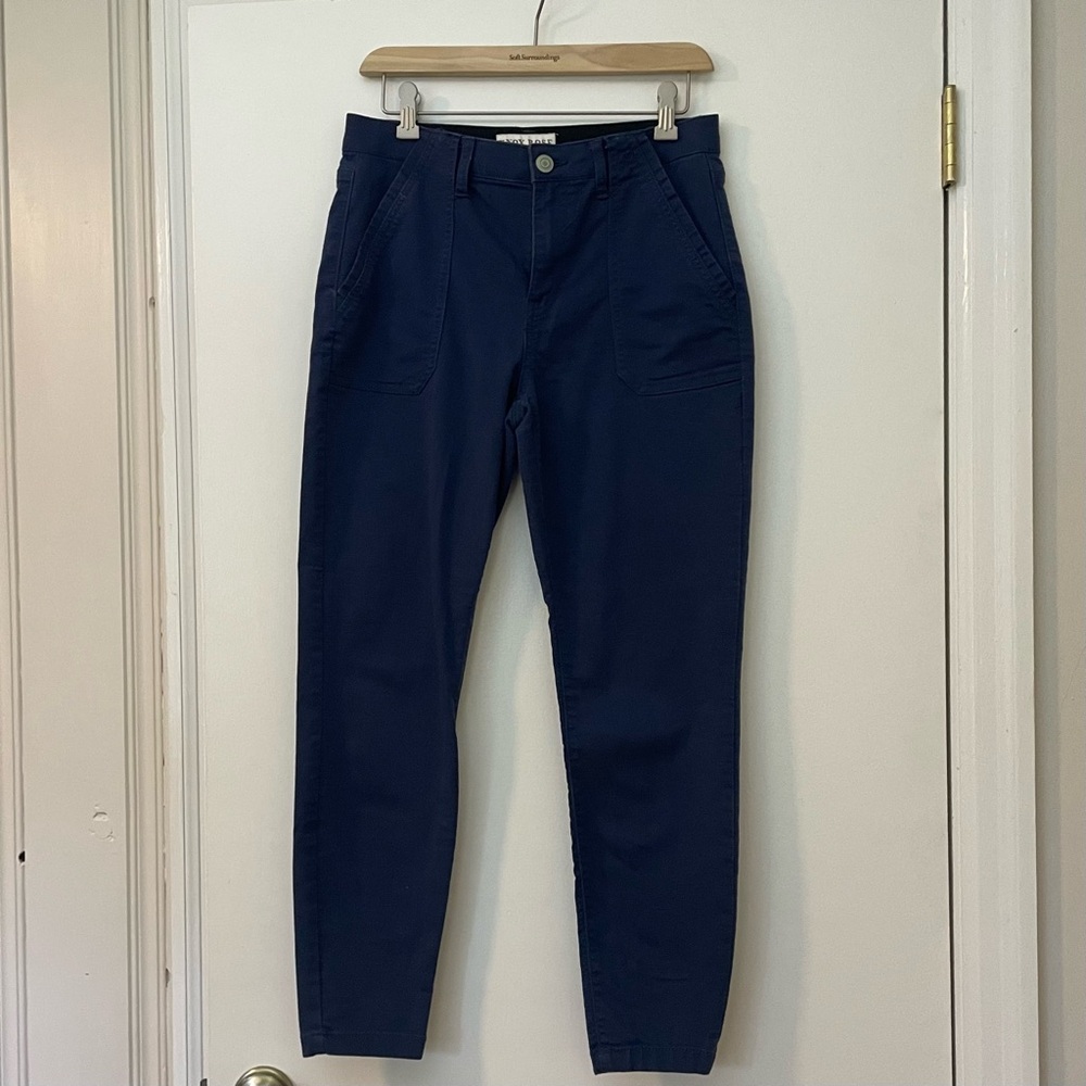 Navy Blue Casual Pants